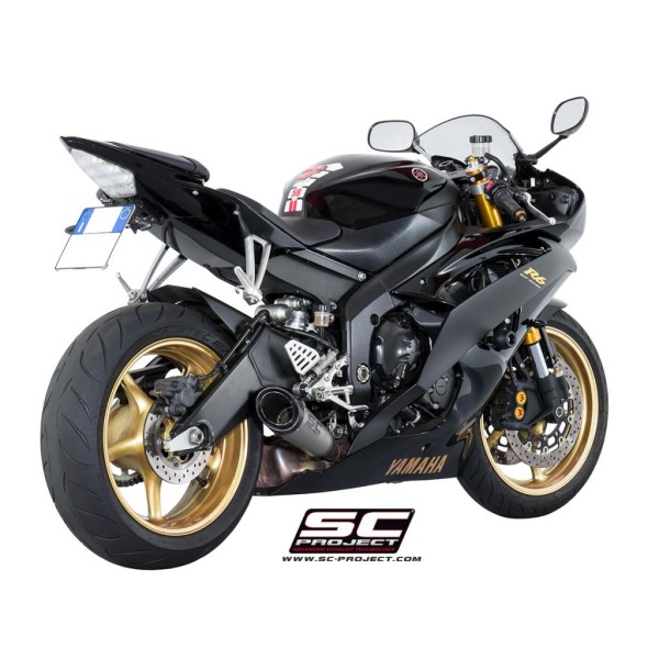 SC Project para YAMAHA YZF R6 (2006 - 2016) - Escape S1 titanio