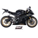 SC Project para YAMAHA YZF R6 (2006 - 2016) - Escape CR-T carbono, posición baja