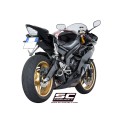 SC Project para YAMAHA YZF R6 (2006 - 2016) - Escape CR-T carbono, posición baja