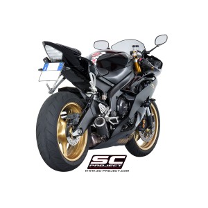 SC Project para YAMAHA YZF R6 (2006 - 2016) - Escape CR-T carbono, posición baja