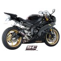 SC Project para YAMAHA YZF R6 (2006 - 2016) - Escape CR-T carbono, posición alta