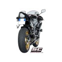 SC Project para YAMAHA YZF R6 (2006 - 2016) - Escape CR-T carbono, posición alta