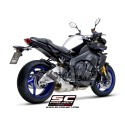 SC Project para YAMAHA MT-10 (2022 - 2024) - Escape CR-T carbono, con malla antipiedras