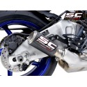 SC Project para YAMAHA MT-10 (2022 - 2024) - Escape CR-T carbono, con malla antipiedras