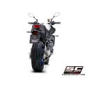 SC Project para YAMAHA MT-10 (2022 - 2024) - Escape CR-T titanio, con malla antipiedras