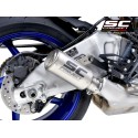 SC Project para YAMAHA MT-10 (2022 - 2024) - Escape CR-T titanio, con malla antipiedras