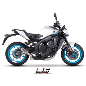 SC Project para YAMAHA MT-09 (2024 - 2026) - Línea de escape completa 3-1 acero inoxidable, con escape CR-T titanio , con malla 
