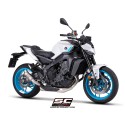 SC Project para YAMAHA MT-09 (2024 - 2026) - Línea de escape completa 3-1 acero inoxidable, con escape CR-T titanio , con malla 