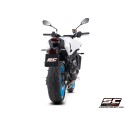 SC Project para YAMAHA MT-09 (2024 - 2026) - Línea de escape completa 3-1 acero inoxidable, con escape CR-T carbono , con malla 