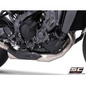 SC Project para YAMAHA MT-09 (2024 - 2026) - Línea de escape completa 3-1 acero inoxidable, con escape CR-T carbono , con malla 