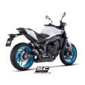 SC Project para YAMAHA MT-09 (2024 - 2026) - Línea de escape completa 3-1 acero inoxidable, negro mate, con escape CR-T carbono 