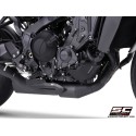 SC Project para YAMAHA MT-09 (2024 - 2026) - Línea de escape completa 3-1 acero inoxidable, negro mate, con escape CR-T carbono 