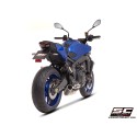 SC Project para YAMAHA MT-09 (2024 - 2026) - Línea de escape completa 3-1 acero inoxidable, con escape CR-T carbono