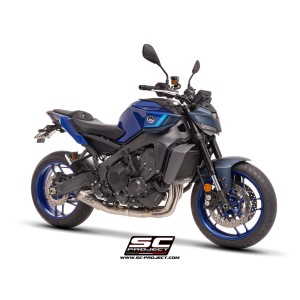 SC Project para YAMAHA MT-09 (2024 - 2026) - Línea de escape completa 3-1 acero inoxidable, con escape CR-T titanio