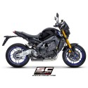 SC Project para YAMAHA MT-09 (2021 - 2023) - Línea de escape completa 3-1 acero inoxidable, con escape STR-1