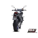 SC Project para YAMAHA MT-09 (2021 - 2023) - Línea de escape completa 3-1 acero inoxidable, con escape STR-1