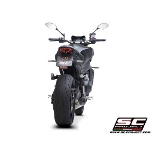 SC Project para YAMAHA MT-09 (2021 - 2023) - Línea de escape completa 3-1 acero inoxidable, con escape S1 acero inoxidable