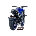 SC Project para YAMAHA MT-09 (2017 - 2020) - Línea de escape completa 3-1 acero inoxidable, con escape S1 titanio