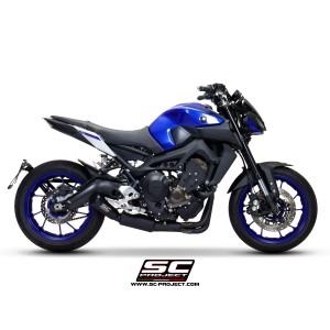 SC Project para YAMAHA MT-09 (2017 - 2020) - Línea de escape completa 3-1 acero inoxidable, con escape Conico 70s acero inoxidab