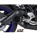 SC Project para YAMAHA MT-09 (2017 - 2020) - Línea de escape completa 3-1 acero inoxidable, con escape Conico 70s acero inoxidab