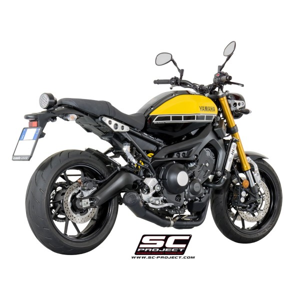 SC Project para YAMAHA MT-09 (2014 - 2016) - Línea de escape completa 3-1 acero inoxidable, con escape Conico 70s acero inoxidab