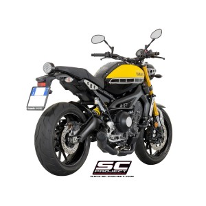 SC Project para YAMAHA MT-09 (2014 - 2016) - Línea de escape completa 3-1 acero inoxidable, con escape Conico 70s acero inoxidab