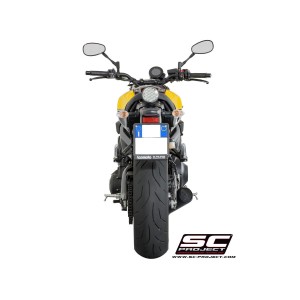 SC Project para YAMAHA MT-09 (2014 - 2016) - Línea de escape completa 3-1 acero inoxidable, con escape Conico 70s acero inoxidab