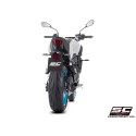 SC Project para YAMAHA MT-07 (2025 - 2026) - Línea de escape completa 2-1 acero inoxidable, con escape CR-T carbono