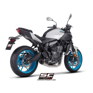 SC Project para YAMAHA MT-07 (2025 - 2026) - Línea de escape completa 2-1 acero inoxidable, con escape S1 acero inoxidable