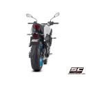 SC Project para YAMAHA MT-07 (2025 - 2026) - Línea de escape completa 2-1 acero inoxidable, con escape S1 acero inoxidable