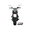 SC Project para YAMAHA MT-07 (2017 - 2020) - Línea de escape completa 2-1 acero inoxidable, con escape Conico 70s acero inoxidab