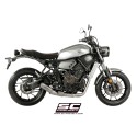 SC Project para YAMAHA MT-07 (2017 - 2020) - Línea de escape completa 2-1 acero inoxidable, con escape CR-T titanio