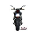 SC Project para YAMAHA MT-07 (2013 - 2016) - Línea de escape completa 2-1 acero inoxidable, con escape S1 acero inoxidable, negr