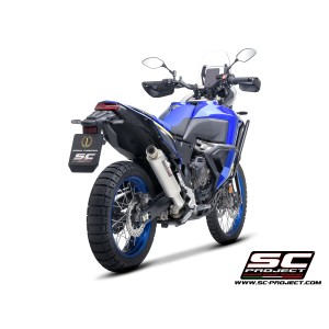 SC Project para YAMAHA TENERE 700 WORLD RAID (2022 - 2025) - Escape Rally Race titanio