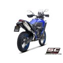 SC Project para YAMAHA TENERE 700 WORLD RAID (2022 - 2025) - Escape Rally Raid titanio, posición alta