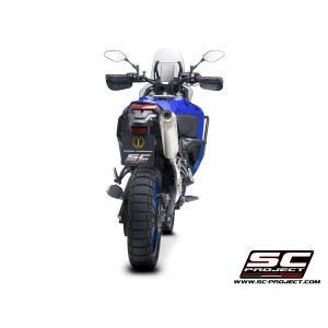 SC Project para YAMAHA TENERE 700 WORLD RAID (2022 - 2025) - Escape Rally Raid titanio, posición alta