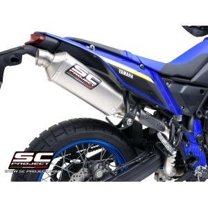SC Project para YAMAHA TENERE 700 WORLD RAID (2022 - 2025) - Escape Rally Raid titanio, posición alta