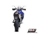 SC Project para YAMAHA TENERE 700 WORLD RAID (2022 - 2025) - Escape Rally Raid titanio, posición alta
