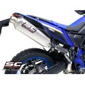 SC Project para YAMAHA TENERE 700 WORLD RAID (2022 - 2025) - Escape Rally Raid titanio, posición alta