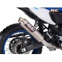 SC Project para YAMAHA TENERE 700 (2025 - 2026) - Euro 5+ - Escape Rally Race titanio