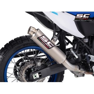 SC Project para YAMAHA TENERE 700 (2025 - 2026) - Euro 5+ - Escape Rally Race titanio