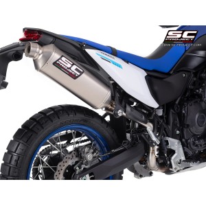SC Project para YAMAHA TENERE 700 (2025 - 2026) - Euro 5+ - Escape Rally Raid titanio, posición alta