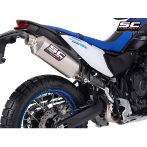 SC Project para YAMAHA TENERE 700 (2025 - 2026) - Euro 5+ - Escape Rally Raid titanio, posición alta