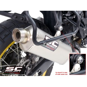 SC Project para YAMAHA TENERE 700 (2021 - 2024) - Escape Rally Raid titanio