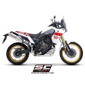 SC Project para YAMAHA TENERE 700 (2021 - 2024) - Escape Rally Raid titanio, posición alta