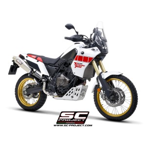 SC Project para YAMAHA TENERE 700 (2021 - 2024) - Escape Rally Raid titanio, posición alta