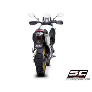 SC Project para YAMAHA TENERE 700 (2021 - 2024) - Escape Rally Raid titanio, posición alta