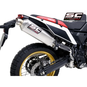 SC Project para YAMAHA TENERE 700 (2021 - 2024) - Escape Rally Raid titanio, posición alta