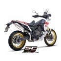 SC Project para YAMAHA TENERE 700 (2021 - 2024) - Escape Rally Raid titanio, posición alta