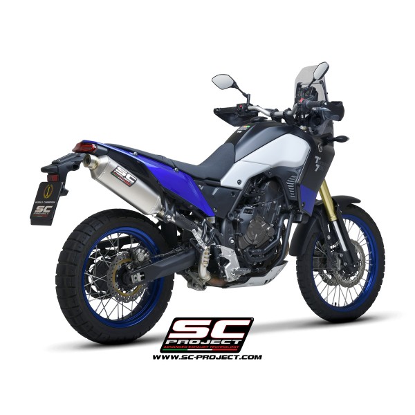 SC Project para YAMAHA TENERE 700 (2019 - 2020) - Escape Rally Raid titanio, posición alta